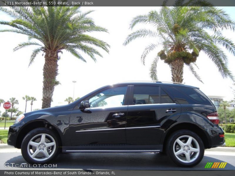 Black / Black 2011 Mercedes-Benz ML 550 4Matic