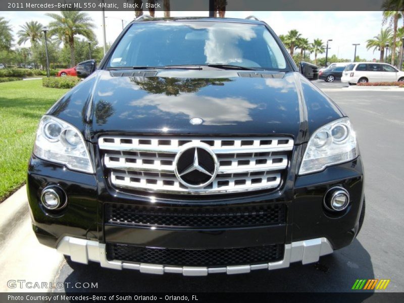 Black / Black 2011 Mercedes-Benz ML 550 4Matic