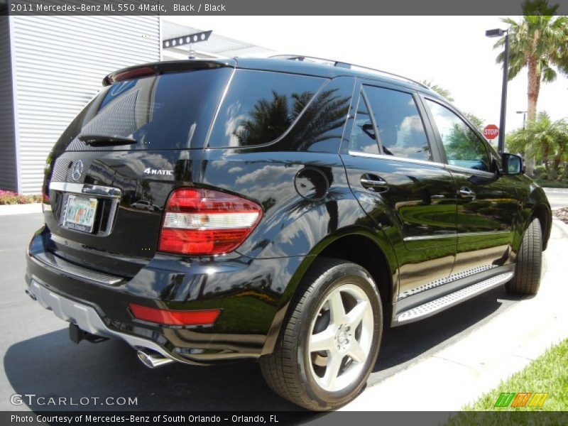 Black / Black 2011 Mercedes-Benz ML 550 4Matic