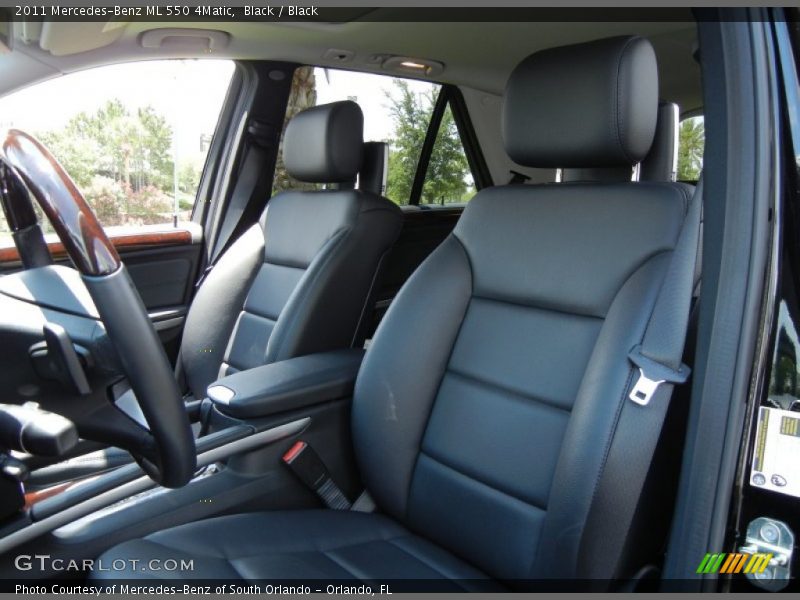 Black / Black 2011 Mercedes-Benz ML 550 4Matic