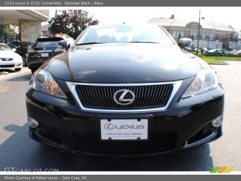 Obsidian Black / Black 2010 Lexus IS 350C Convertible