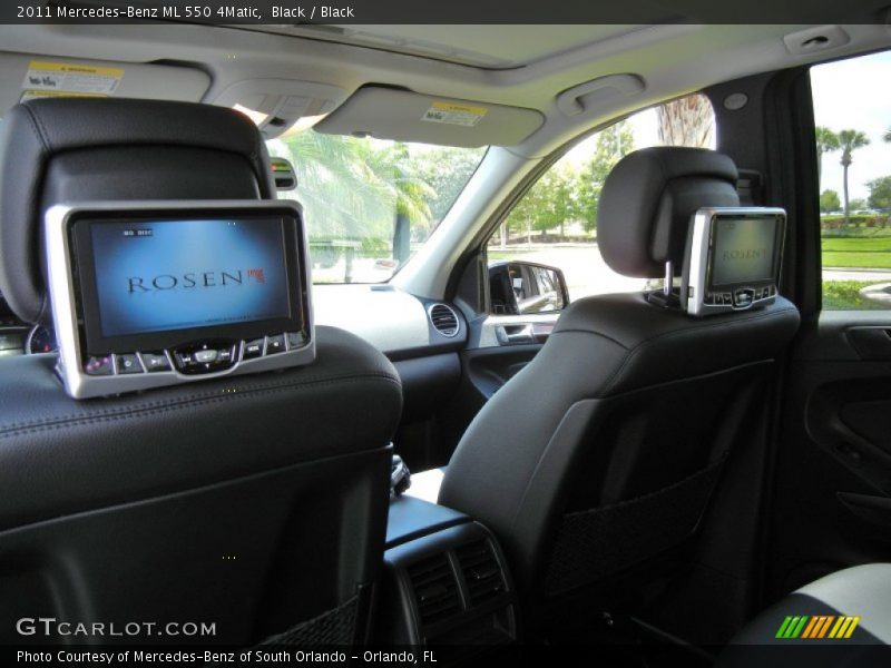 Black / Black 2011 Mercedes-Benz ML 550 4Matic