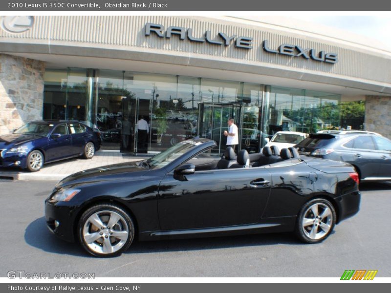 Obsidian Black / Black 2010 Lexus IS 350C Convertible