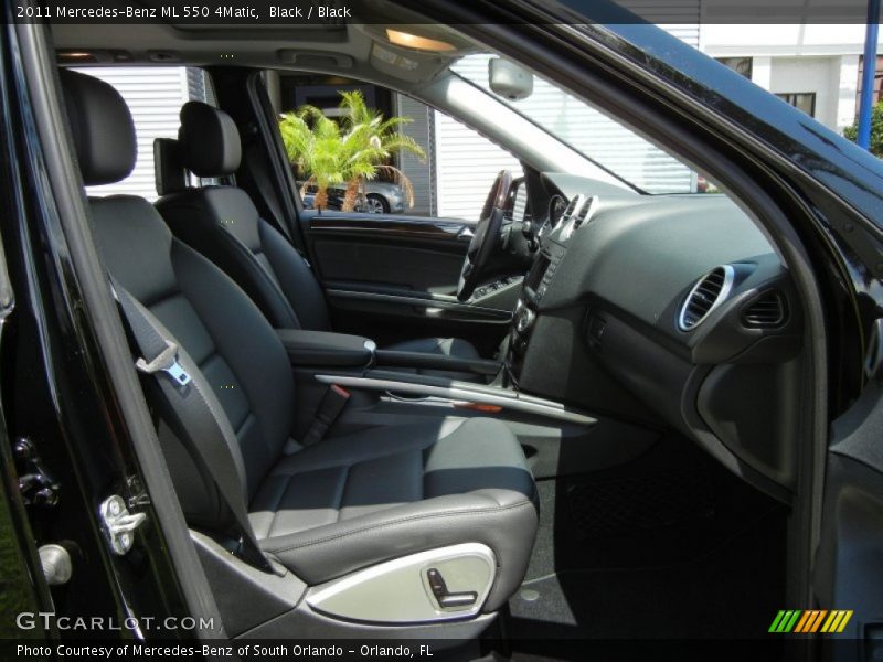 Black / Black 2011 Mercedes-Benz ML 550 4Matic