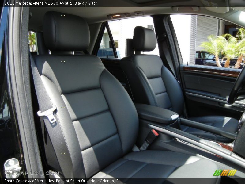 Black / Black 2011 Mercedes-Benz ML 550 4Matic