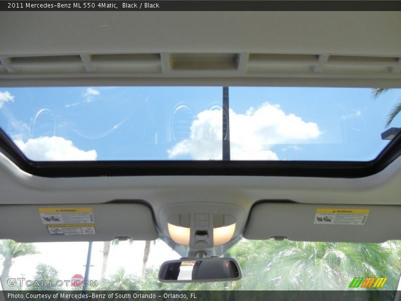 Black / Black 2011 Mercedes-Benz ML 550 4Matic