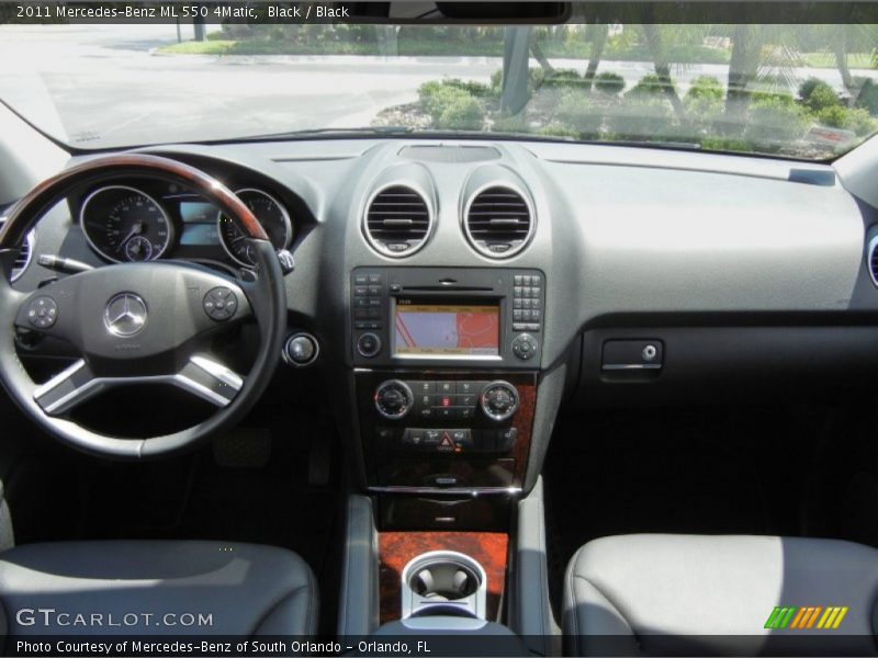 Black / Black 2011 Mercedes-Benz ML 550 4Matic