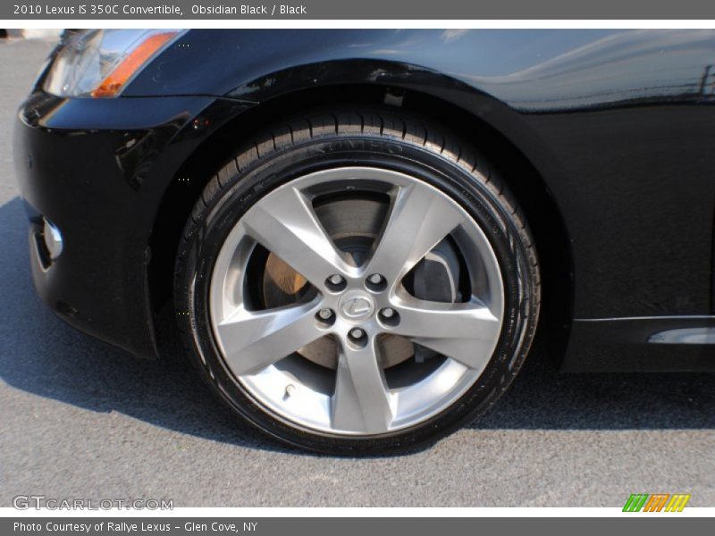 Obsidian Black / Black 2010 Lexus IS 350C Convertible