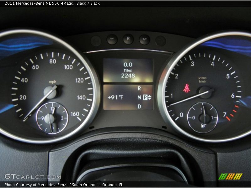 Black / Black 2011 Mercedes-Benz ML 550 4Matic