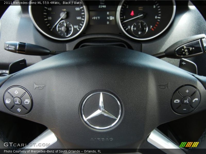 Black / Black 2011 Mercedes-Benz ML 550 4Matic