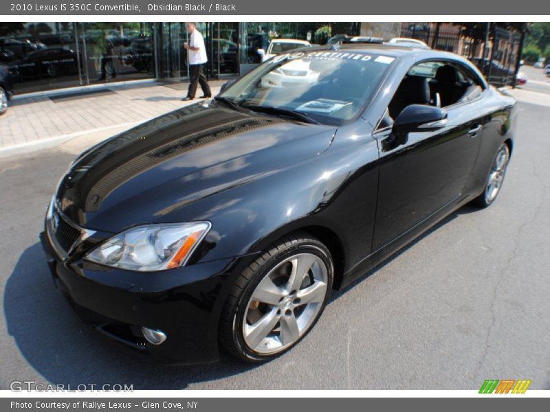 Obsidian Black / Black 2010 Lexus IS 350C Convertible