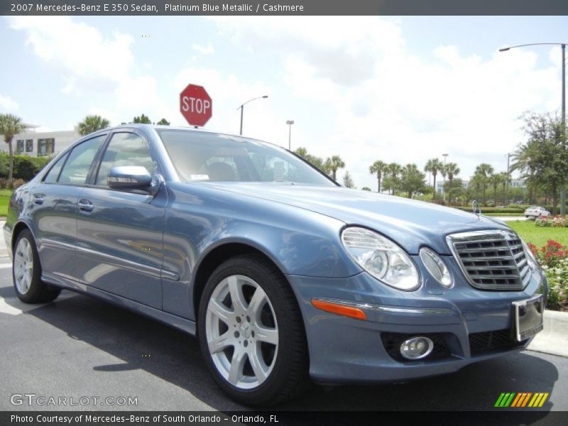 Front 3/4 View of 2007 E 350 Sedan