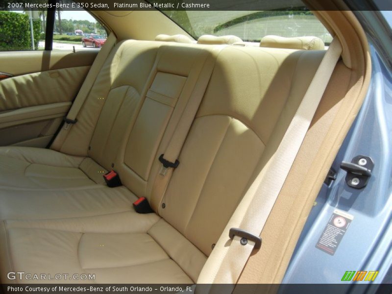 Platinum Blue Metallic / Cashmere 2007 Mercedes-Benz E 350 Sedan