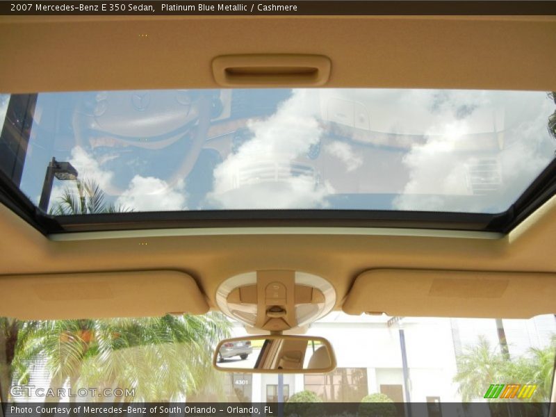 Platinum Blue Metallic / Cashmere 2007 Mercedes-Benz E 350 Sedan