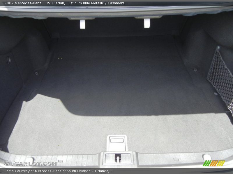 Platinum Blue Metallic / Cashmere 2007 Mercedes-Benz E 350 Sedan