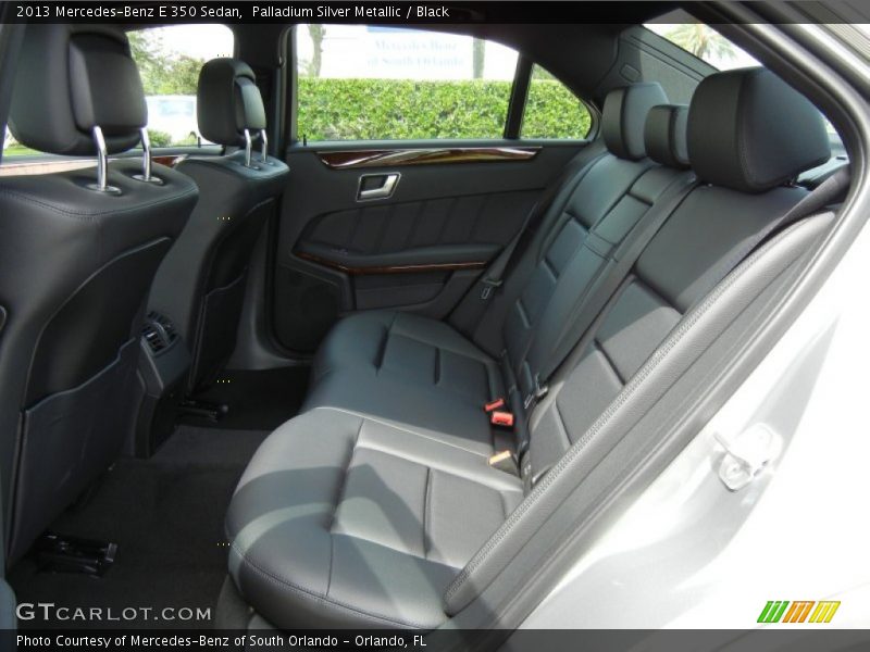 Palladium Silver Metallic / Black 2013 Mercedes-Benz E 350 Sedan
