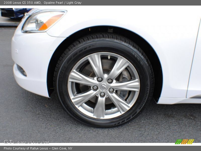 Opaline Pearl / Light Gray 2008 Lexus GS 350 AWD