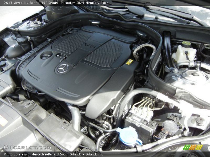 Palladium Silver Metallic / Black 2013 Mercedes-Benz E 350 Sedan