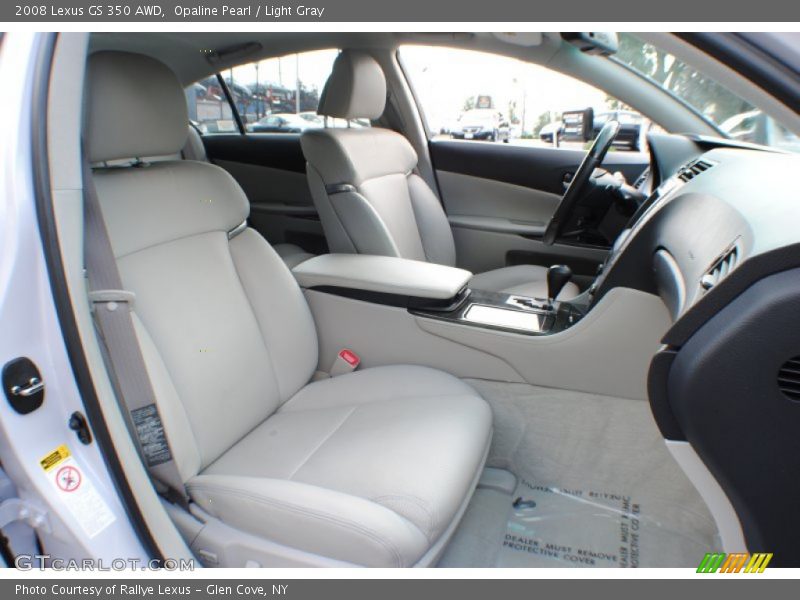 Opaline Pearl / Light Gray 2008 Lexus GS 350 AWD