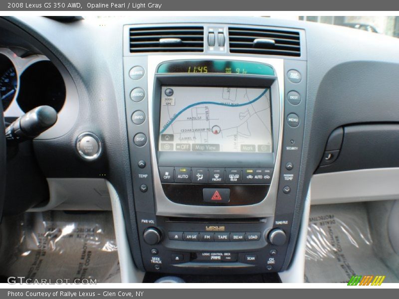 Opaline Pearl / Light Gray 2008 Lexus GS 350 AWD