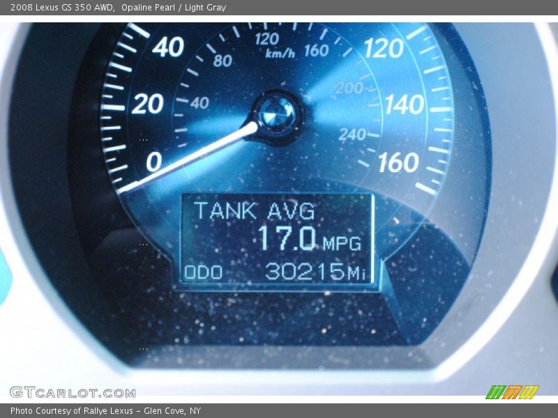 Opaline Pearl / Light Gray 2008 Lexus GS 350 AWD