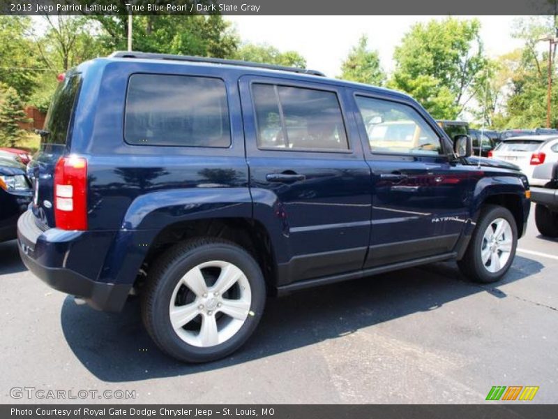 True Blue Pearl / Dark Slate Gray 2013 Jeep Patriot Latitude