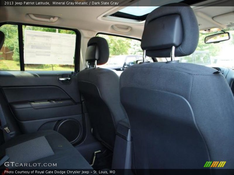 Mineral Gray Metallic / Dark Slate Gray 2013 Jeep Patriot Latitude