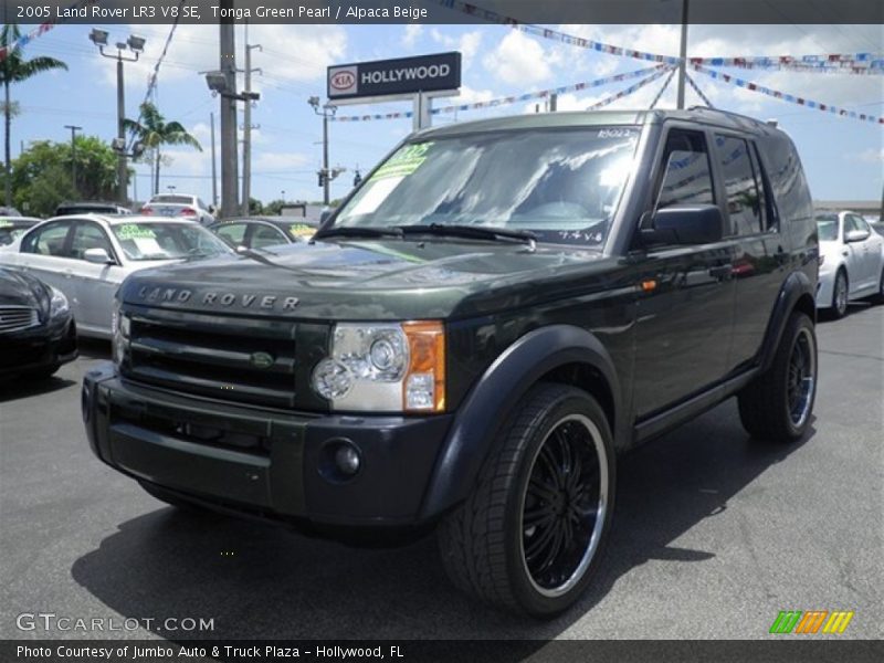 Tonga Green Pearl / Alpaca Beige 2005 Land Rover LR3 V8 SE