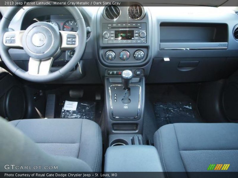 Mineral Gray Metallic / Dark Slate Gray 2013 Jeep Patriot Latitude