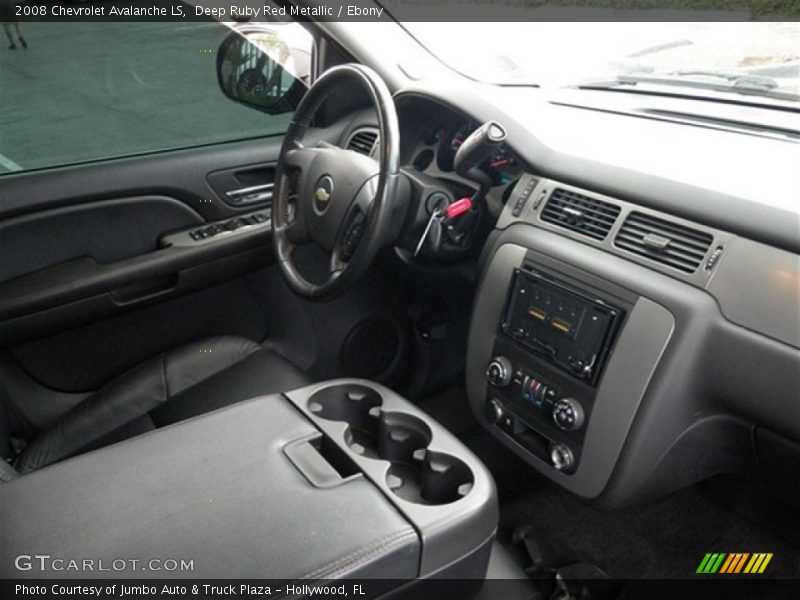 Deep Ruby Red Metallic / Ebony 2008 Chevrolet Avalanche LS