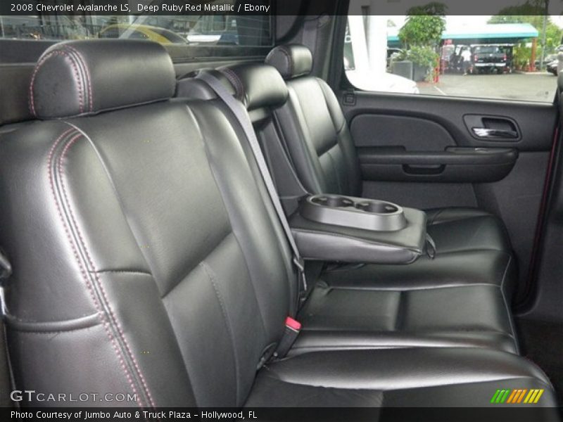 Deep Ruby Red Metallic / Ebony 2008 Chevrolet Avalanche LS