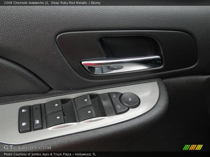 Deep Ruby Red Metallic / Ebony 2008 Chevrolet Avalanche LS