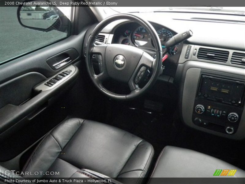 Deep Ruby Red Metallic / Ebony 2008 Chevrolet Avalanche LS