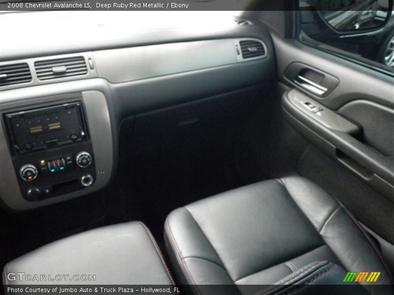 Deep Ruby Red Metallic / Ebony 2008 Chevrolet Avalanche LS