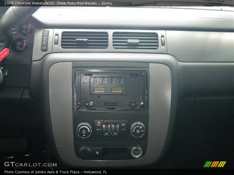 Deep Ruby Red Metallic / Ebony 2008 Chevrolet Avalanche LS