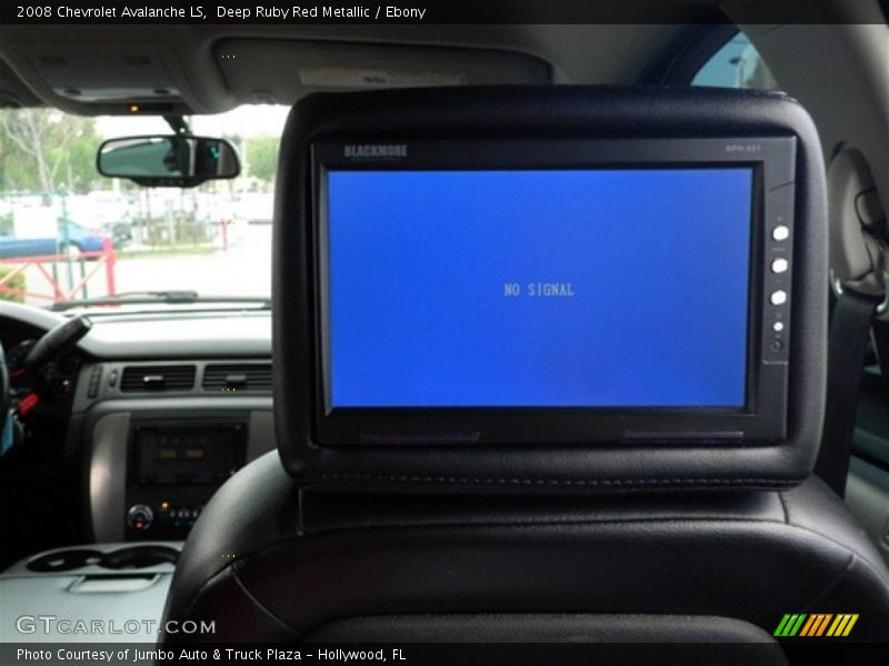Deep Ruby Red Metallic / Ebony 2008 Chevrolet Avalanche LS