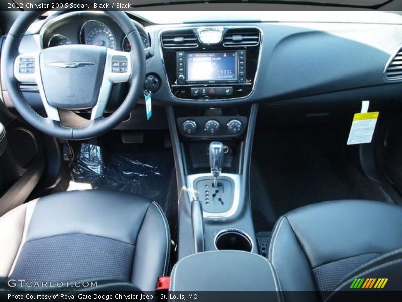 Black / Black 2012 Chrysler 200 S Sedan