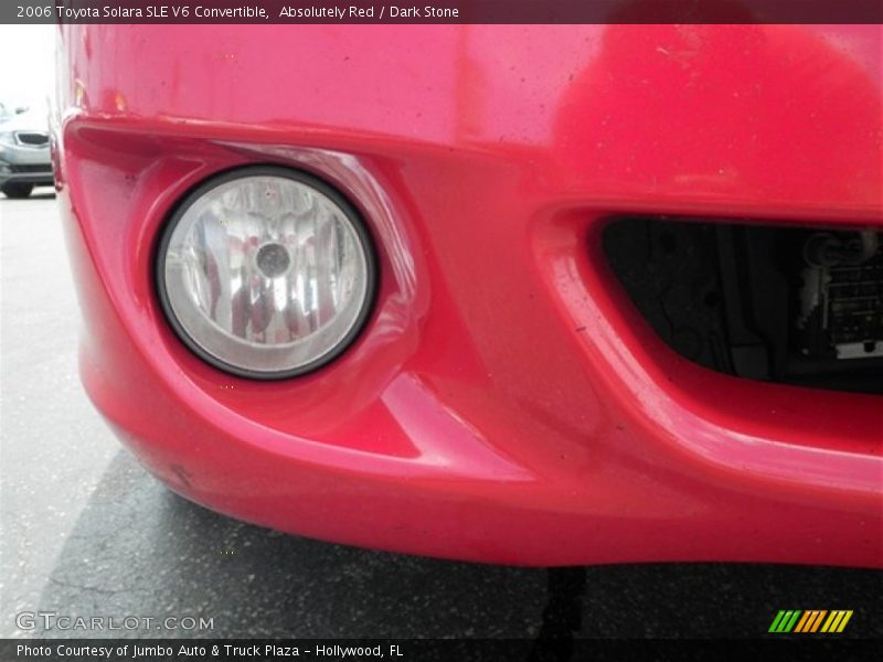 Absolutely Red / Dark Stone 2006 Toyota Solara SLE V6 Convertible