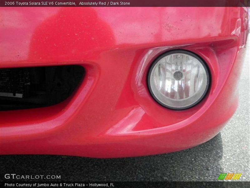 Absolutely Red / Dark Stone 2006 Toyota Solara SLE V6 Convertible