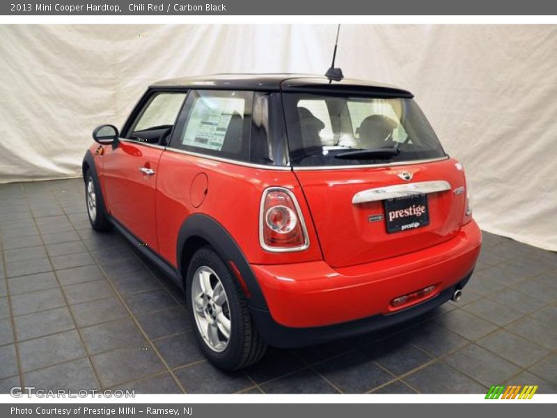 Chili Red / Carbon Black 2013 Mini Cooper Hardtop