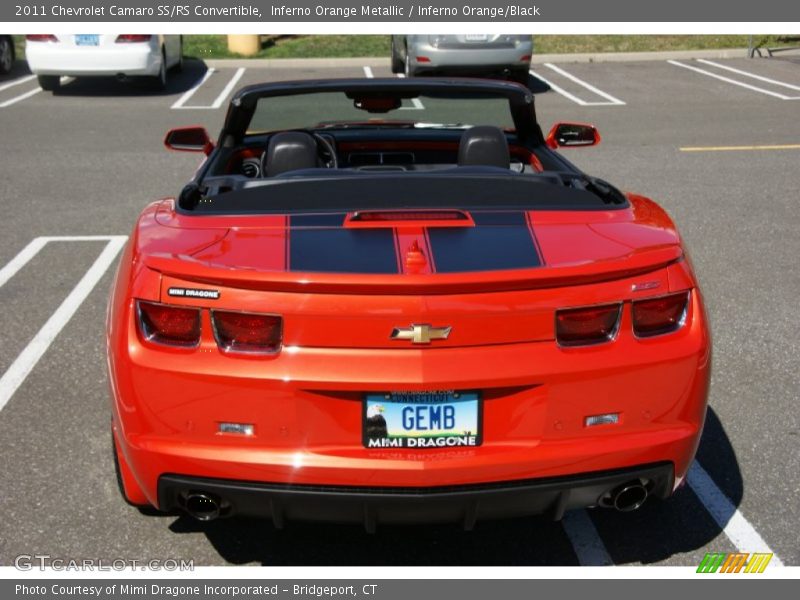 Inferno Orange Metallic / Inferno Orange/Black 2011 Chevrolet Camaro SS/RS Convertible