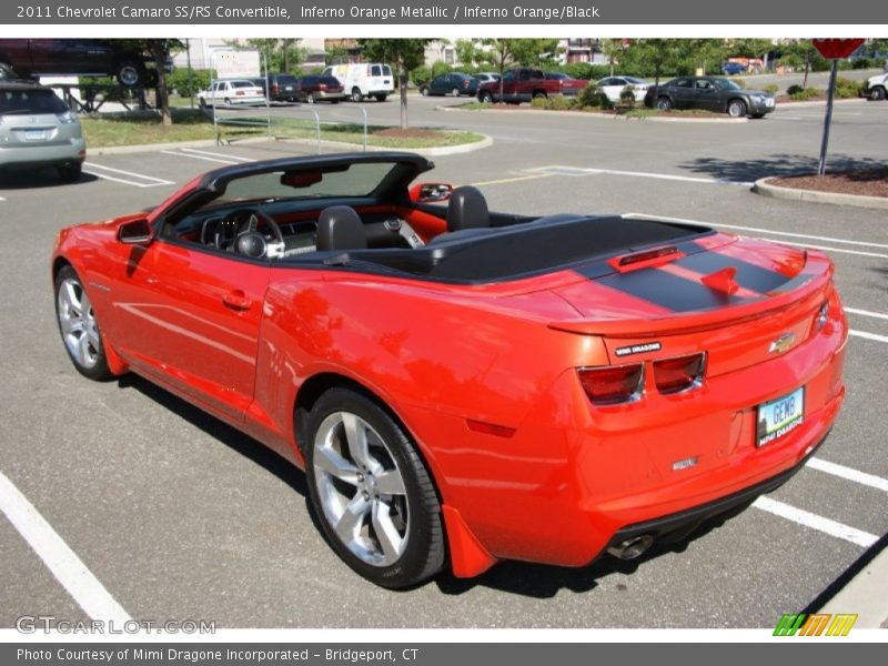 Inferno Orange Metallic / Inferno Orange/Black 2011 Chevrolet Camaro SS/RS Convertible