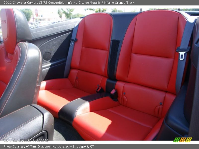 Inferno Orange Metallic / Inferno Orange/Black 2011 Chevrolet Camaro SS/RS Convertible