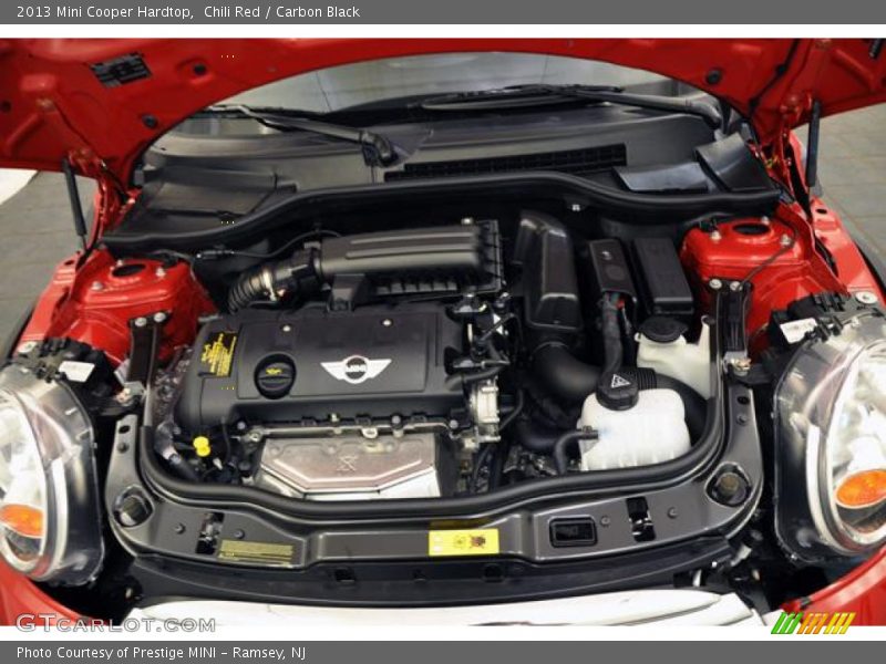 Chili Red / Carbon Black 2013 Mini Cooper Hardtop