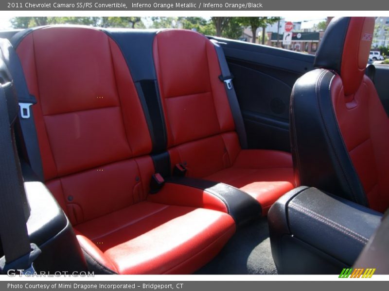 Inferno Orange Metallic / Inferno Orange/Black 2011 Chevrolet Camaro SS/RS Convertible
