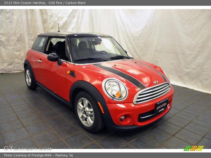 Chili Red / Carbon Black 2013 Mini Cooper Hardtop