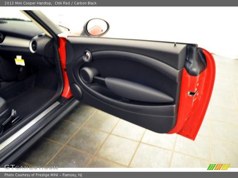Chili Red / Carbon Black 2013 Mini Cooper Hardtop