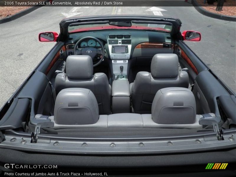 Absolutely Red / Dark Stone 2006 Toyota Solara SLE V6 Convertible