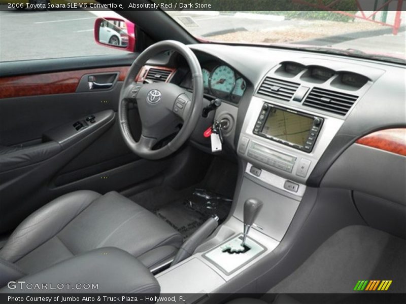 Absolutely Red / Dark Stone 2006 Toyota Solara SLE V6 Convertible