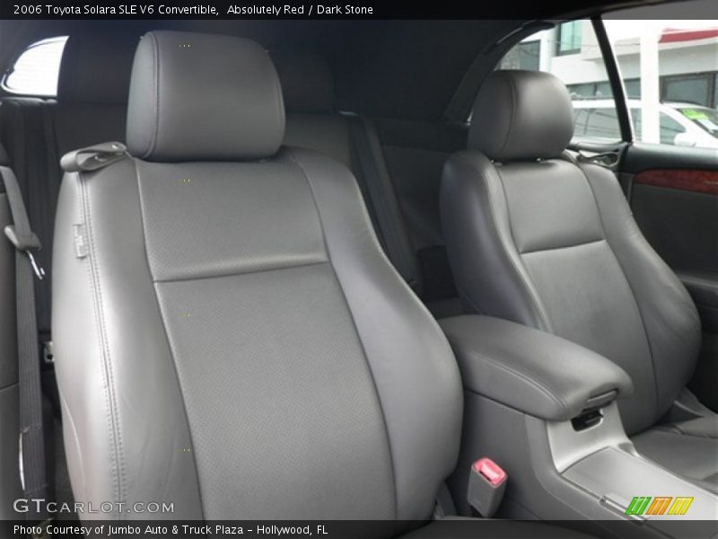 Absolutely Red / Dark Stone 2006 Toyota Solara SLE V6 Convertible